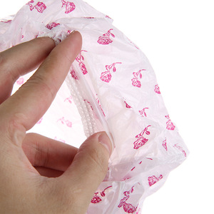 Gorro de ducha con estampado floral, extra grande, impermeable, para tratamientos y teñido del cabello, uso doméstico - Product Image 3