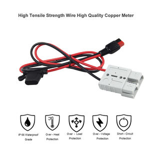 Avec fiche Sb-50 Connecteur de saut encastré 18 Gauge à Anders 2 Pin Quick Disconnect - Product Image 2