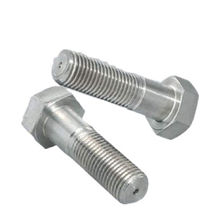 DIN931 DIN933 Carbon Steel Hex Bolt and Nut Zinc Plated Black Hot <b>Dip</b> Galvanized Fastener - Product Image 5