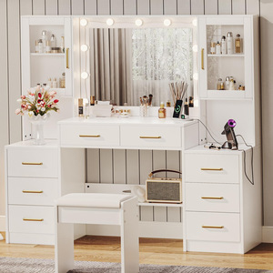 Meilleure vente 2025, <span class=keywords><strong>coiffeuse</strong></span> minimaliste, meuble multifonctionnel tout-en-un, <span class=keywords><strong>coiffeuse</strong></span> de chambre à coucher - Product Image 6