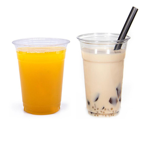 Vaso <span class=keywords><strong>de</strong></span> Plástico Transparente Desechable PET <span class=keywords><strong>de</strong></span> 10oz, 12oz, 20oz, 24oz con Tapa y Logotipo Personalizado Impreso - Product Image 2