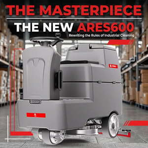เครื่องขัดพื้นแบบนั่งขับเคลื่อนด้วยตัวเอง รุ่น ARES600 ปี 2026 สำหรับงานพาณิชย์ อุตสาหกรรม และคลังสินค้า แบตเตอรี่ 24V100Ah - Product Image 3