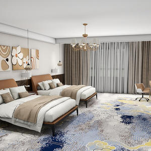 Premium Wool+Nylon66 Machine Made Carpet Eco-Friendly <b>Cushioned</b> PET Friendly Anti-Fouling Anti-Slip Customizable for Commercial - Product Image 2