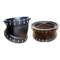 Raccords de tuyauterie flexibles en fonte ductile de type K MJ, coude, réducteur, té, manchon, bouchon pour la distribution d'eau urbaine