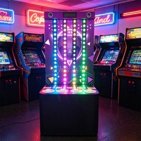 Juego de Ritmo Arcade con Luces LED para Entrenamiento de Reacción y Coordinación Mano-Ojo, Interactivo, con Botones, por Tiempo Limitado