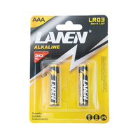 Batería Alcalina Primaria de 1.5V AAA LR03, Precio de Fábrica, Productos Populares, para Relojes de Cuarzo, Afeitadoras Eléctricas, Ratones Inalámbricos