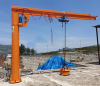 Grue rotative haute performance 5 tonnes 180 degrés pour poste de travail d'assemblage de précision