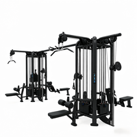 Máquina de Gimnasio Multifuncional Comercial de 8 Estaciones, de Alta Resistencia, con Tubo de Acero de 3 mm, Cable Crossover, para Club de Fitness u Hotel, con Certificación CE ISO, de Fábrica OEM