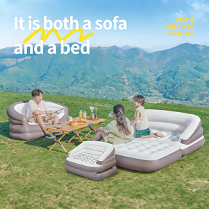 Canapé-<span class=keywords><strong>lit</strong></span> gonflable pliable multifonctionnel moderne pour le camping en plein air, portable, deux <span class=keywords><strong>places</strong></span> - Product Image 6