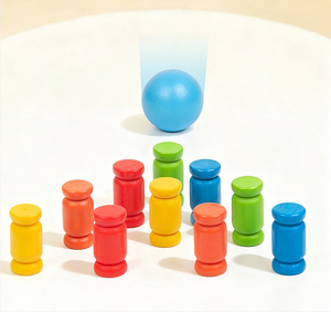 Jeu cognitif en bois Montessori <span class=keywords><strong>pour</strong></span> développer la mémoire et la cognition des couleurs chez les enfants, jouet éducatif amusant <span class=keywords><strong>pour</strong></span> apprendre à associer les bonbons - Product Image 6