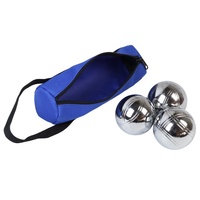 Sac de transport portable pour boules de pétanque en nylon durable pour le rangement des boules de sport en extérieur