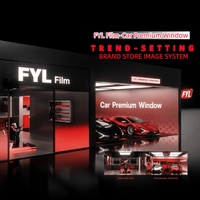FYL Window Tinting Gel Metal-Free High Heat Rejection Magnetron Sputter Window Film 2mil IRR98%+ UV99% Solar Heat Rejection