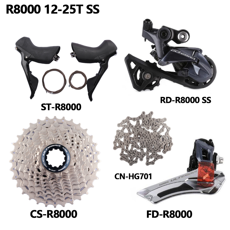r7000 r8000 グループセット Shimano 105 Ultegra R7000 R8000 Groupset 2x11s Road Bike Upgrade