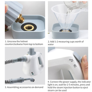 เครื่องทำความสะอาดไอน้ำแรงดันสูงแบบพกพาเครื่องทำความสะอาดไอน้ำแบบพกพาอเนกประสงค์ - Product Image 6