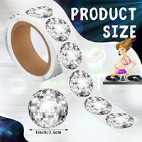 70s 80s Disco Ball Sticker Disco Party Favors Disco Party Favors Retro Funny Esthétique Sticker