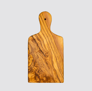Tabla de cortar de madera de olivo mediana, tabla de cortar hecha a mano para cocinar y servir en la cocina - Product Image 2