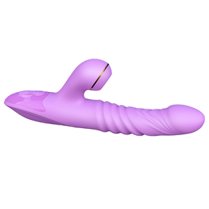 Delove Hot Selling G Spot Clitoris Stimulatie Telescopische Rotatie Clitoris Massager <span class=keywords><strong>Rabbit</strong></span> <span class=keywords><strong>Vibrator</strong></span> Voor Vrouwen - Product Image 3
