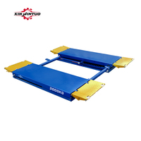Xinjintuo Portable mi-hauteur ciseaux voiture ascenseur 3000KG hydraulique véhicule ascenseur avec actionnement électrique voiture plate-forme de levage
