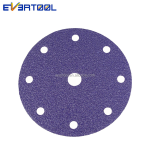 EVERTOOL Disque abrasif multi-perforé en céramique violette, disque de ponçage auto-agrippant, disques de ponçage pour l'automobile - Product Image 6