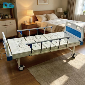 Lit d'hôpital manuel à deux fonctions pour soins de réadaptation, mobilier médical et équipement hospitalier, confortable et économique pour maisons de retraite - Product Image 3