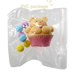 Jouet de décompression en forme de gâteau d'ours en TPR pour les enfants de 14 ans et plus, jeu sensoriel unisexe, coordination œil-<span class=keywords><strong>main</strong></span>, communication parent-enfant - Product Image 4