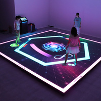 Jeu de sol interactif à LED Pixel Arena avec détection infrarouge pour parcs d'attractions, centres commerciaux et centres de divertissement familial