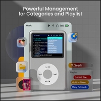 Innioasis Y1 Son sans perte 128 Go DSD/FLAC/WAV Mini baladeur sportif portable de poche Lecteur MP3 pour 5.0 >20 heures