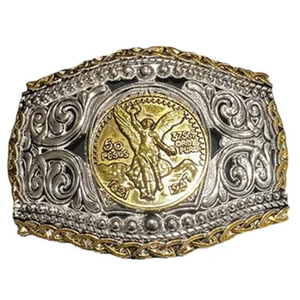 Hebilla de Cinturón Vaquero Occidental de Diseño de Fábrica a Buen Precio, Hebilla de Metal Grabada Personalizada para Hombre - Product Image 2