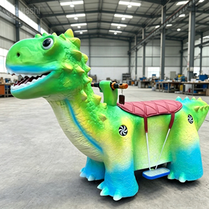 Coche Eléctrico <span class=keywords><strong>de</strong></span> <span class=keywords><strong>Dinosaurio</strong></span> para Parque <span class=keywords><strong>de</strong></span> Atracciones, <span class=keywords><strong>Dinosaurio</strong></span> Andador <span class=keywords><strong>de</strong></span> Dibujos Animados para Niños y Padres, Ideal para Lugares Turísticos - Product Image 2