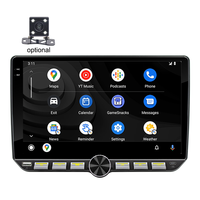 Radio de coche universal de 2 DIN con Carplay inalámbrico, Android Auto, pantalla táctil de 10 pulgadas, botones Android, estéreo para coche con navegación.