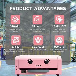 Máy in DTF để bàn 30cm A3 Xp600, bộ đầy đủ, kèm mực và bột, máy in vải A3 DTF - Product Image 2