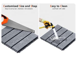 Baldosa de plástico para patio, azulejo de cubierta de Wpc - Product Image 5