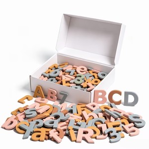 Imanes con Letras Mayúsculas y Minúsculas Codificadas por Colores, Números y Símbolos, para Preescolar, Educación en Casa, Aprendizaje Fonético para Niños - Product Image 4