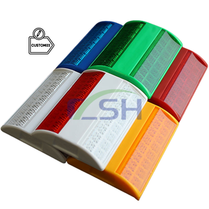 Светоотражающий отражающий материал Gato De Ojos, отражающий материал, приподнятый маркер для дорожного покрытия, придорожный желтый «кошачий глаз», дорожный шпилька - Product Image 6