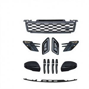 Convient pour <span class=keywords><strong>Land</strong></span> <span class=keywords><strong>Rover</strong></span> Range <span class=keywords><strong>Rover</strong></span> Sport 2018 2019 2020 2021 <span class=keywords><strong>2022</strong></span> Mise à niveau Kit de carrosserie version noire Kit de garniture extérieure - Product Image 1