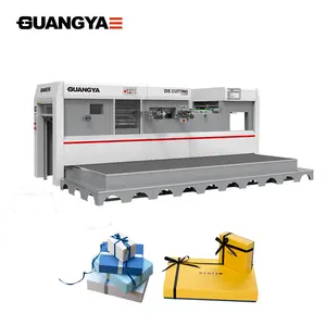 LK80MF Automatic Cardboard Die Cutter And Creasing Machine Paper Die Cutting Machine with Stripping for Carton