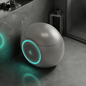 Inodoro Inteligente de Diseño Moderno, Montado en el Suelo, con Descarga Automática, Eléctrico, de Cerámica, para Baño - Product Image 1