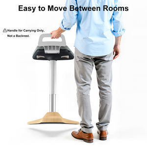 เก้าอี้สำนักงานเก้าอี้โยกเยกตามหลักสรีรศาสตร์สำหรับผู้ใหญ่เก้าอี้ที่นั่งแบบแอคทีฟปรับความสูงได้ (22 "-31.9") สำหรับโฮมออฟฟิศ - Product Image 3