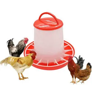 Comedero manual de plástico para aves de corral, alta calidad, 6kg, gran oferta