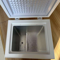Congélateur commercial à porte simple H 72L, mini-réfrigérateur, refroidisseur à inversion, ouverture horizontale, congélateur coffre profond