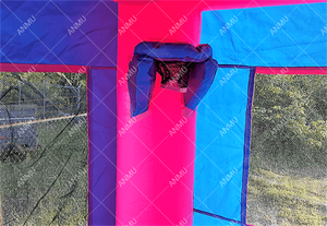 Outdoor Adult Kids Air Trampoline castello gonfiabile <span class=keywords><strong>Spider</strong></span> <span class=keywords><strong>Man</strong></span> con ball pit con scivolo - Product Image 3