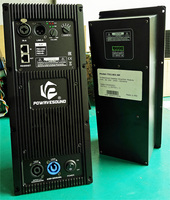 Module d'amplificateur de haut-parleur actif Système 2 voies 2000W pour caisson de basses et sortie Speakon 800W pour haut-parleur intégré DSP et FIR à l'intérieur