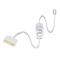 Kabel Pengontrol LY ARGB Kompatibilitas Luas 3 Pin ke SATA Pin Catu Daya Kipas Casing Hitam Pengontrol RGB Mini