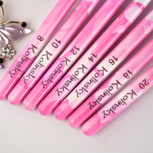 Custom Logo Kolinsky Acrylic <b>Nail</b> Brush Crystal Powder Dipping Flower Painting Carving Pen for Salon - Product Image 5