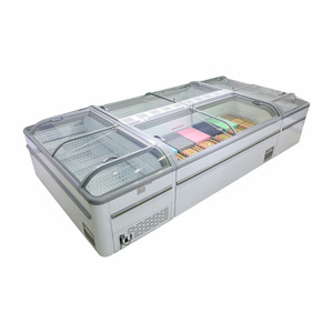 China Frozen Foods Display Sliding Glass Door Aht Cabination <b>Freezer</b> for Meat Shop 20ae Aht Island <b>Freezer</b> - Product Image 4