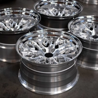 Nouvelles jantes forgées en 2 parties, chromées, en alliage d'aluminium brossé, 18-24 pouces, 5x100, 114.3, 120, 130, compatibles avec AMG, jantes personnalisées sur mesure, garantie 3 ans