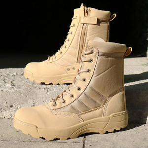 SONICE Men's Desert High Shoes Rubber Outdoor Hiking Light Weight Botas Training Combat Shoes Climbing Tactical <strong>Boots</strong> - Product Image 4