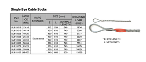 CE RoHS Certificado Pesados Único Olho Cabo Meias Industrial Anti-Slip Fio Protetores Feito Aço Carbono Desconto Em Massa OEM - Product Image 2
