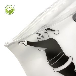 Tùy chỉnh CPE Ziploc bao bì túi Matte nhựa may túi Frosted dây kéo quần áo bao bì túi - Product Image 2