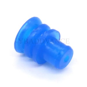 1928300599 Joint d'étanchéité bleu en silicone simple pour connecteur de fil Bosch 1,2-2,1 mm² - Product Image 2